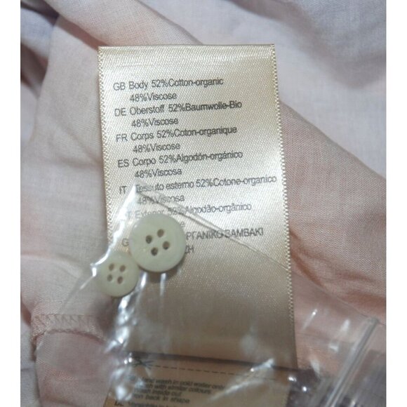 Scotch & Soda Colorful Watercolor Print Oversized Button Front Blouse EU40 US 8 - Picture 8 of 9